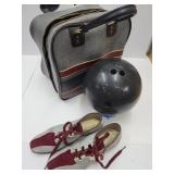 Bowling Ball w/Bag & Shoes