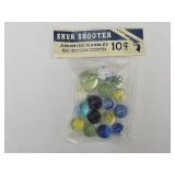 Vintage NIP 10 Cent SHUR SHOOTER Assorted Marbles