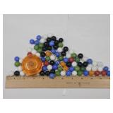 Lot of Chinese Checker Marbles & Ducan Yo Yo