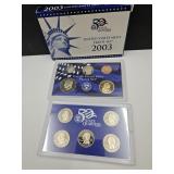 2003 US Mint Proof State Quarters Coin Set