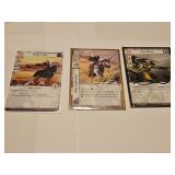 3 Autographed  L5R Cards
