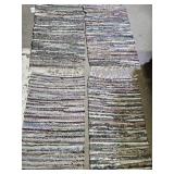 18 x 30"  Set of 4 Throw Rugs