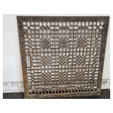 Antique Cast Iron Floor Grate  26 1/2"