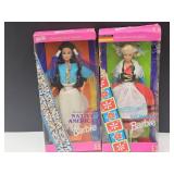 NATIVE AMERICAN & GERMAN NIB Barbie Dolls