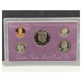 1989 UNC US Mint Proof Coin Set