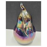 Unmarked St Clair? Carnival Glass Paperweight  6.5