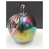Unmarked St Clair ? Apple Paperweight 4.5" H