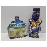 2 Vintage Liquor Decantors, Indy 500+