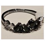 Sterling Silver Over Jewelers Bronze Fire Opal &