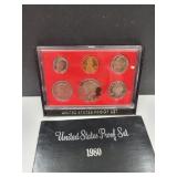 1980 UNC US Mint Proof Coin Set