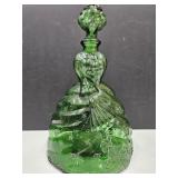 VTG  Italy Empoli Emerald  Victorian Decanter