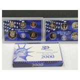 2000 UNC US Mint Proof Coin Set