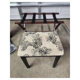 Vanity Stool & Guest Luggage Stand