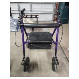 Handicap / Elderly Walker w Storage Seat See Pic