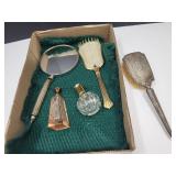 Sterling Silver Handled Brush & Others