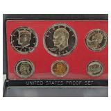 1973 UNC US MInt Proof Coin Set