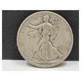 1935 Walking Liberty Silver Half Dollar Coin