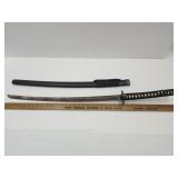 Ninja Style Sword w/Sheath SEE SIZE