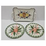 Zanolli Italy Trivets  8.5" &  Austria Tray