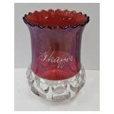 Vintage EAPG Kings Crown Celery Vase " SHAFFER"