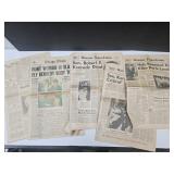 1968 Robert Kennedy Assassination Newspapers (4)