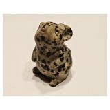 Dalmation Granite Carved Mouse