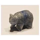 Blue Sodalite Bear Carving