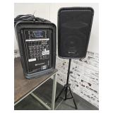 Knox Gear PA Speaker,Amp & Tripod Bluetooth / USB