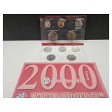 2000  U.S. Mint UNC Coin Set