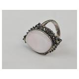 Sterling Silver Mother of Pearl Ring SZ 6