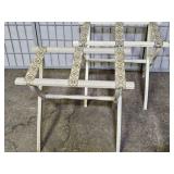 2 MCM Folding Luggage Stands