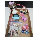 Lot LOL Glasses, Purse, Shoes & Hair Ties