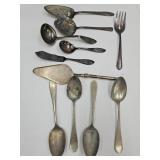 Silver Plate & 4 Mexican Silver, Tudors, Rockford