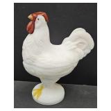 Vintage Hen on a Nest See Sliver 7" L x 8" h