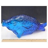 Large Glass Fish Bottle 13.5" Long
