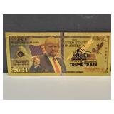 2024 Gold Trump Train