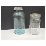 Wide Mouth Ball Jar Quart SZ & Half Gal Ball Jar