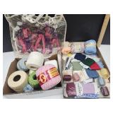 Lot of Yarn & Crochet Thread