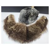 Monsier Jacques Vintage Hat & Fur Wrap