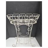 Vintage Metal Planter Stand  17 x 22" high