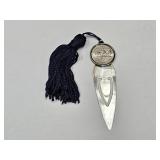 Sterling Silver Book Mark U.S. Mint State Quarter