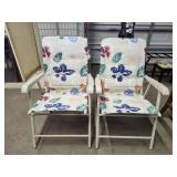 2 Patio Lawn & Garden Folding Chairs