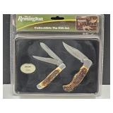 New Sealed REMINGTON Trapper & Lockback Knife Set