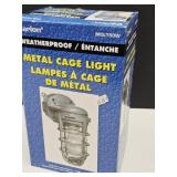 New Weatherproof Carlon  Metal Cage Light