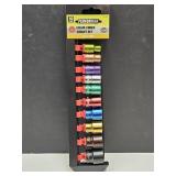 NEW Color Coded 10 pc 3/8" Metric Socket Set