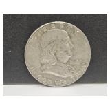1962 D Silver Franklin Half Dollar Coin