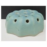 Van Briggle Pottery Signed  Flower Frog  3 1/2" w