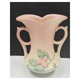 Hull Double Handled Pottery Wildflower 7.5"h Vase