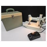 Singer Sewing Machine 221 K with Portable  Case