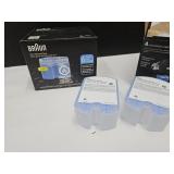 New Sealed 3 In 1 Braun Shaver Care & 2 Cartridge